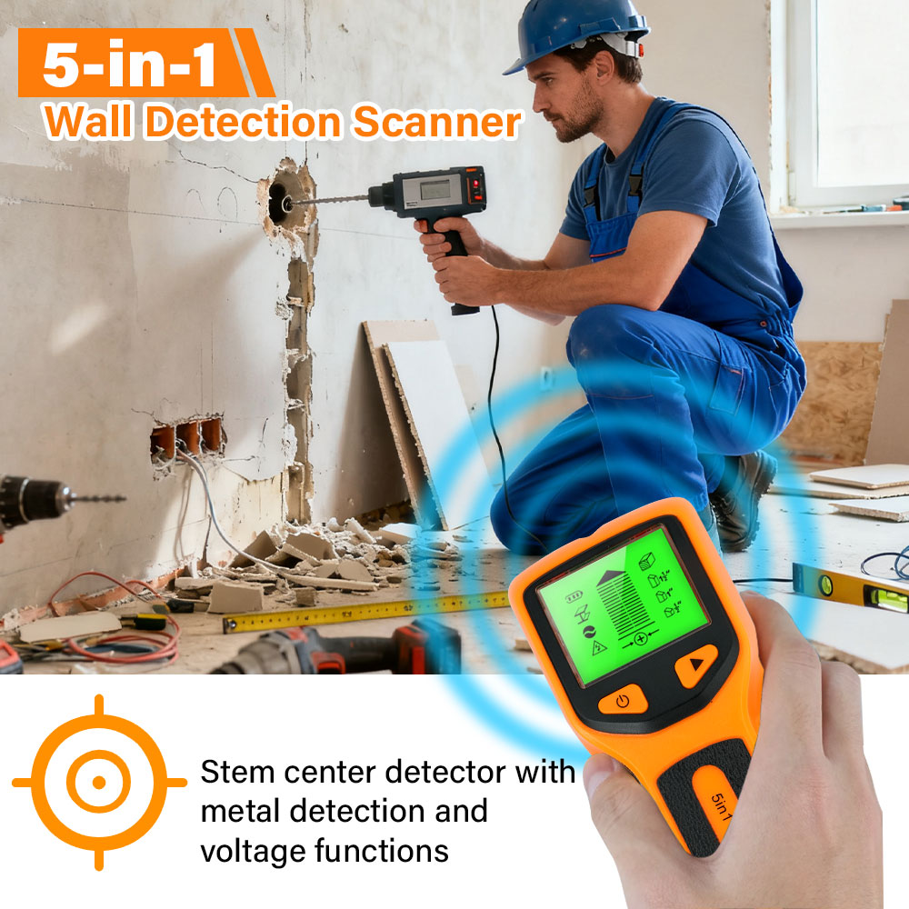 Handheld 5 in 1 Digital Wall S - Water Leak Detector Wired review and price