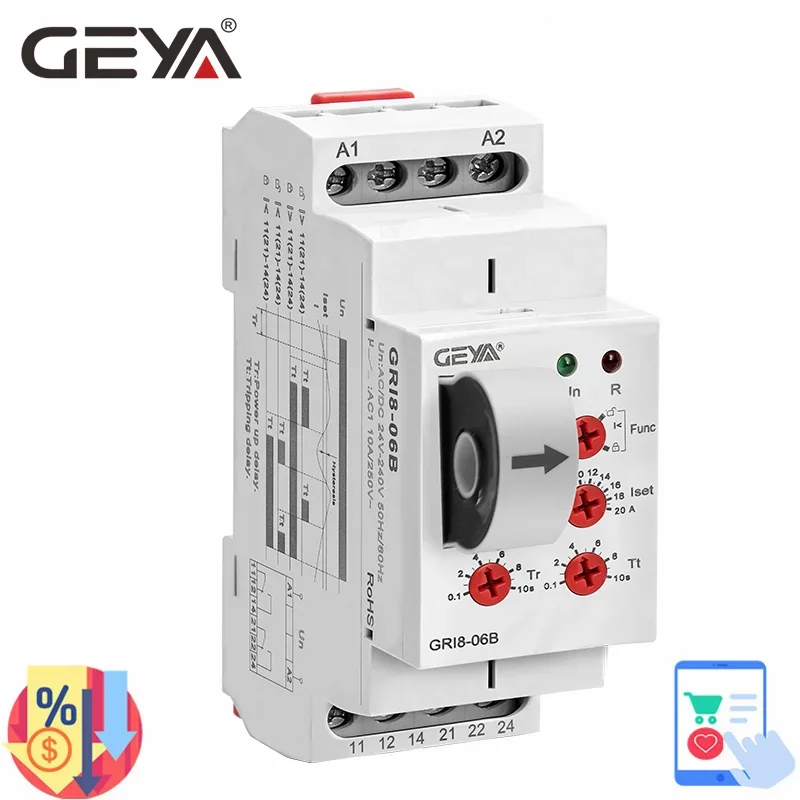 GEYA GRI8-06 AC DC Current Sen - Shelly Relay Module review and price