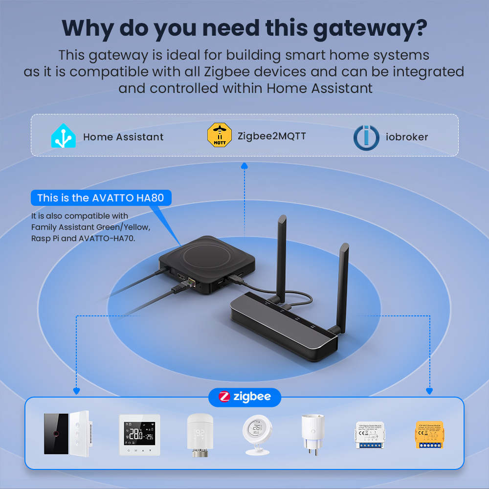 AVATTO Zigbee 3.0 PoE Dongle w - Matter Hub Thread review and price
