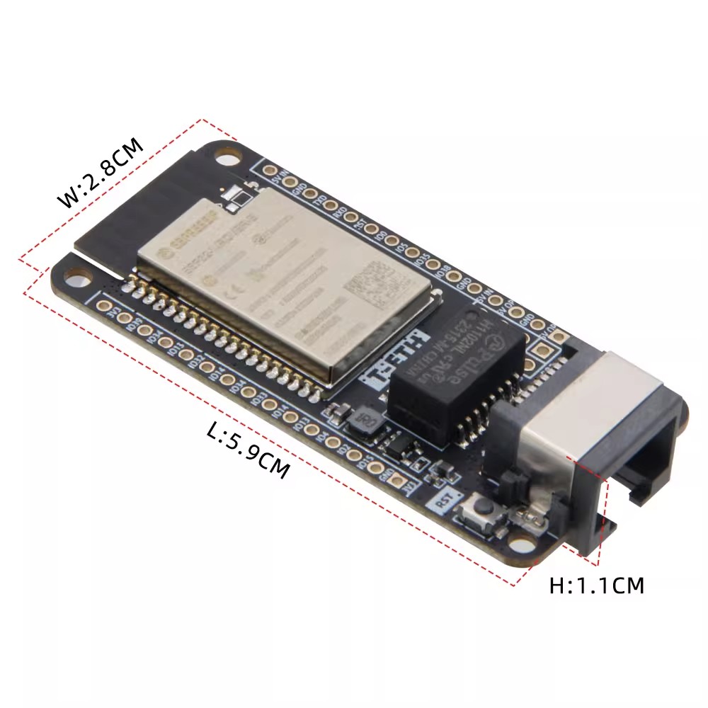 LILYGO T‑ETH‑Lite Dev Board,ES - Ethernet Module W5500 review and price