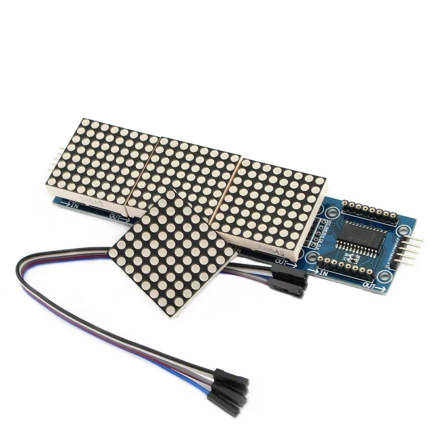MAX7219 Dot Matrix Module 4 in - Rgb Led Matrix 8X8 review and price
