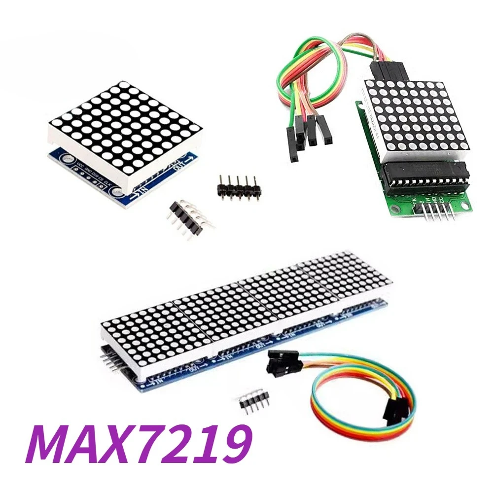 MAX7219 Dot Matrix Module 4 in - Rgb Led Matrix 8X8 review and price